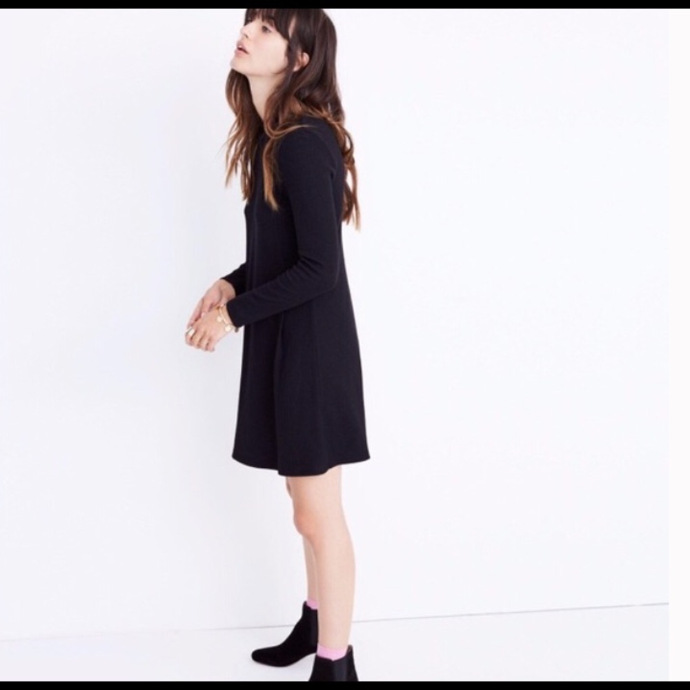 Madewell Cityblock mockneck dress